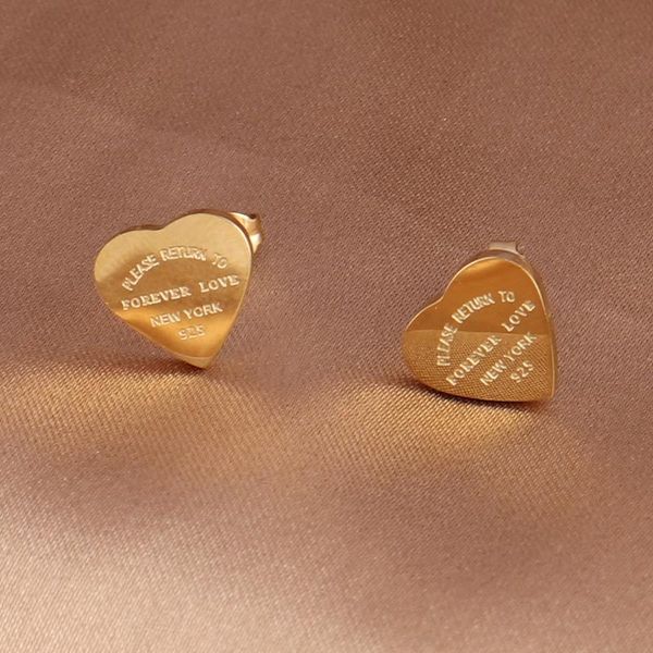 stud women stainless steel earrings heart love studs for geometric jewelry wholesale text engraved, Golden;silver
stud women stainless steel earrings heart love studs for geometric jewelry wholesale text engraved, Golden;silver