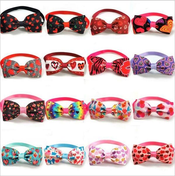 50pic/set 16 color pet valentine's day bow tie heart pattern cat dog collar accessory colors randomly sent apparel
50pic/set 16 color pet valentine's day bow tie heart pattern cat dog collar accessory colors randomly sent apparel
