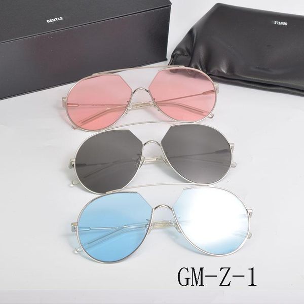 sunglasses fashion korean brand design gm z-1 pilot women men uv400 sun glasses with original case, White;black
sunglasses fashion korean brand design gm z-1 pilot women men uv400 sun glasses with original case, White;black