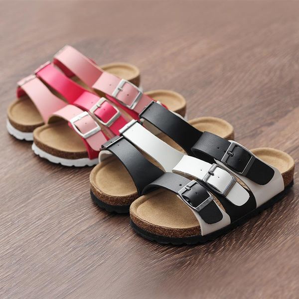 slipper childrens slippers three buckles girls boys summer shoes open toe princess cork kids baby, Black;grey
slipper childrens slippers three buckles girls boys summer shoes open toe princess cork kids baby, Black;grey