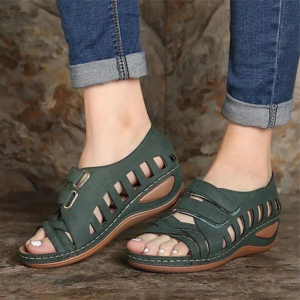 women open toe cover heel sandals female slip-on wedge 2021 summer ladies comfortable outdoor casual shoes 43, Black
women open toe cover heel sandals female slip-on wedge 2021 summer ladies comfortable outdoor casual shoes 43, Black