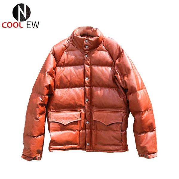 men's jackets sd460 super warm mens genuine ykk zipper goat leather 90% duck feather thick jacket, Black;brown
men's jackets sd460 super warm mens genuine ykk zipper goat leather 90% duck feather thick jacket, Black;brown
