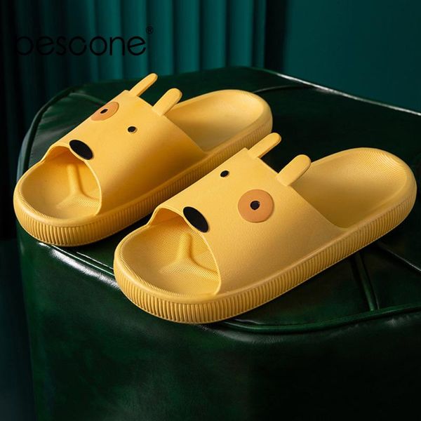 slippers bescone sippers female summer household indoor non-slip wear-resistant shoes thick sole soft cute pvc cartoon women t83, Black
slippers bescone sippers female summer household indoor non-slip wear-resistant shoes thick sole soft cute pvc cartoon women t83, Black