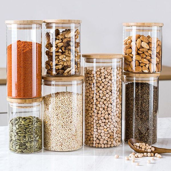 storage bottles & jars high borosilicate glass bottle jar sealed canister home kitchen food multigrain grain boxes wood lid
storage bottles & jars high borosilicate glass bottle jar sealed canister home kitchen food multigrain grain boxes wood lid