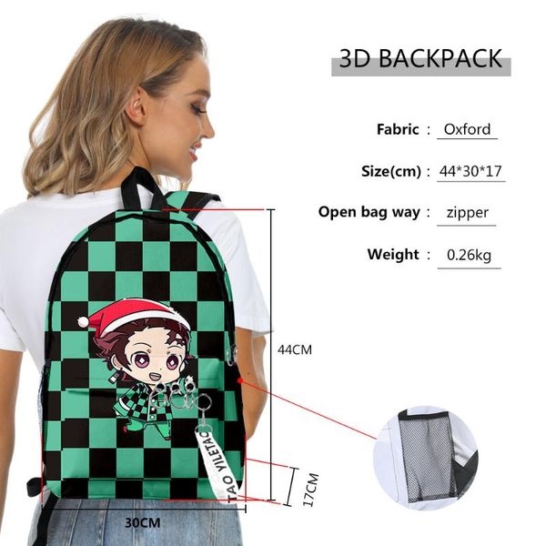 backpack backpak bags demon slayer merry christmas boys girls teenager school 3d oxford waterproof laptravel
backpack backpak bags demon slayer merry christmas boys girls teenager school 3d oxford waterproof laptravel