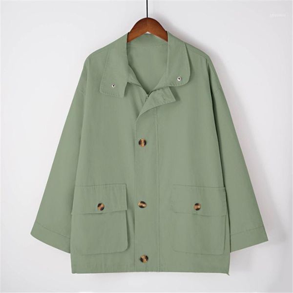 cisne autumn casual short cotton single-breasted long sleeve lapel pocket decoration ladies jacket women1, Black;brown
cisne autumn casual short cotton single-breasted long sleeve lapel pocket decoration ladies jacket women1, Black;brown