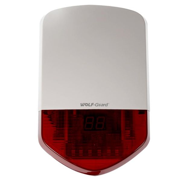 wolf-guard 433mhz wireless indoor outdoor alarm siren for home security burglar system 110db systems
wolf-guard 433mhz wireless indoor outdoor alarm siren for home security burglar system 110db systems
