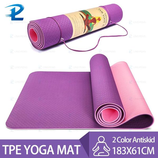 yoga mat non-slip workout for yoga, pilates and exercises extra wide 183x 61cm thickness 6mm with carrying strap mats
yoga mat non-slip workout for yoga, pilates and exercises extra wide 183x 61cm thickness 6mm with carrying strap mats