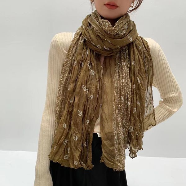 cotton linen scarves women pleased shawls wrapped wrap printed beach scarf vintage style, Blue;gray
cotton linen scarves women pleased shawls wrapped wrap printed beach scarf vintage style, Blue;gray