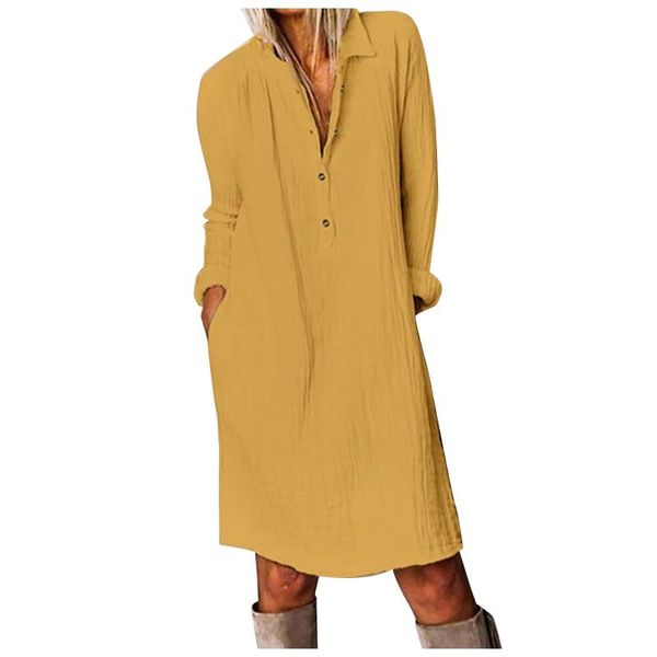casual dresses bluzki damskie letnie over size women's loose solid color cotton linen lapel shirt dress korean style, Black;gray
casual dresses bluzki damskie letnie over size women's loose solid color cotton linen lapel shirt dress korean style, Black;gray
