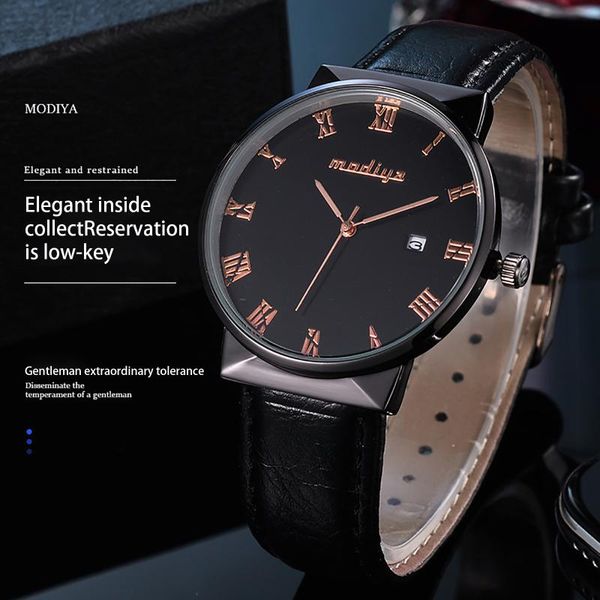 wristwatches quartz watch business calendar stainless steel dial leather strap for men 2021 casual wristwatch reloj hombre drop ship, Slivery;brown
wristwatches quartz watch business calendar stainless steel dial leather strap for men 2021 casual wristwatch reloj hombre drop ship, Slivery;brown