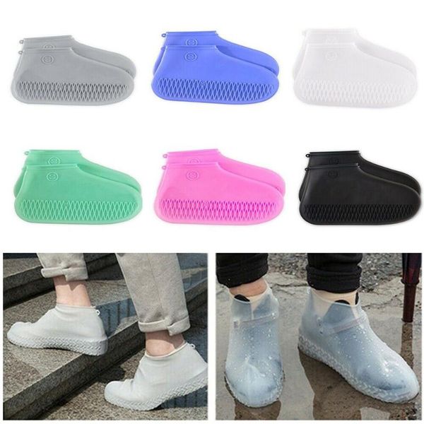 shoe parts & accessories 1 pair silicone reusable overshoes rain waterproof boots shoes cover protector ks-, White;pink
shoe parts & accessories 1 pair silicone reusable overshoes rain waterproof boots shoes cover protector ks-, White;pink