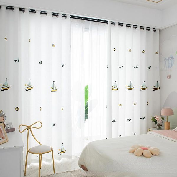 curtain & drapes nordic children's room cartoon sailing boat thickened messy embroidered curtains for living dining bedroom
curtain & drapes nordic children's room cartoon sailing boat thickened messy embroidered curtains for living dining bedroom