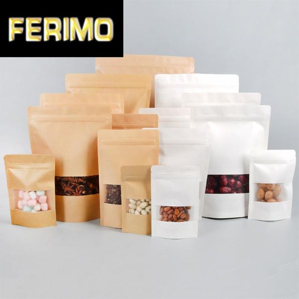 gift wrap 50pcs/kraft paper bag self sealing thickened windowed tea melon seeds beef dried fruit zero sealed mouth small package
gift wrap 50pcs/kraft paper bag self sealing thickened windowed tea melon seeds beef dried fruit zero sealed mouth small package