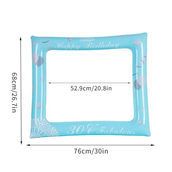frames 1 set of 30th birthday party picture frame inflatable po pvc pograph props supplies blue
frames 1 set of 30th birthday party picture frame inflatable po pvc pograph props supplies blue