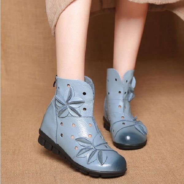boots spring summer autumn retro casual cut out flowers genuine leather women ankle equestrian ladies short botas 20210921, Black
boots spring summer autumn retro casual cut out flowers genuine leather women ankle equestrian ladies short botas 20210921, Black