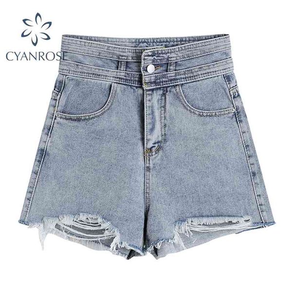 wide leg streetwear blue denim pants women summer casual high waist korean jean shorts elegant trendy all-match y2k trousers 210430, White;black
wide leg streetwear blue denim pants women summer casual high waist korean jean shorts elegant trendy all-match y2k trousers 210430, White;black