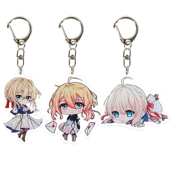 keychains cute kawaii pendant chaveiro souvenir gift for fans drop anime violet evergarden keychain acrylic keyring, Silver
keychains cute kawaii pendant chaveiro souvenir gift for fans drop anime violet evergarden keychain acrylic keyring, Silver
