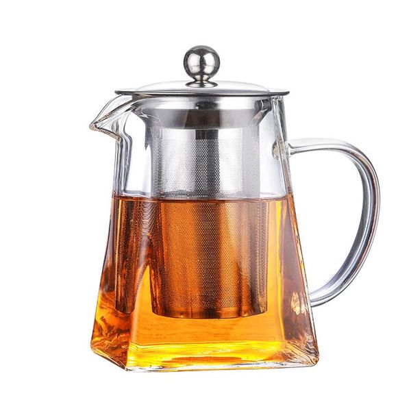 glass teapot heat resistant square with tea infuser filter milk flower pot wine glasses
glass teapot heat resistant square with tea infuser filter milk flower pot wine glasses