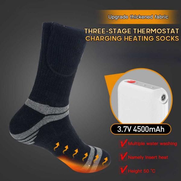 pair battery heated socks for chronically cold feet foot warmers electric sports, Black
pair battery heated socks for chronically cold feet foot warmers electric sports, Black
