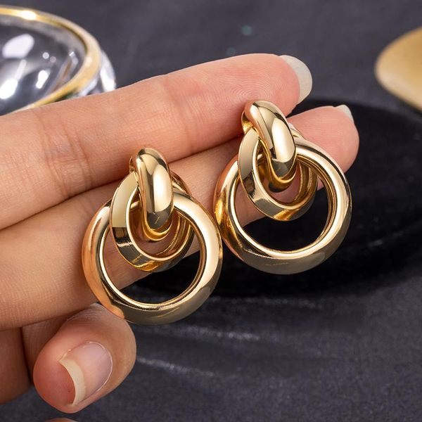 trend golden big hoop earrings geometry metal gold for women's female drop amazing fashion jewelry dangle & chandelier, Silver
trend golden big hoop earrings geometry metal gold for women's female drop amazing fashion jewelry dangle & chandelier, Silver