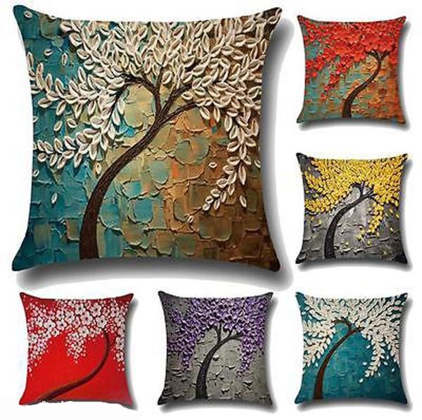 cushion/decorative pillow silk satin case 3d oil painting pillowcase 45*45cm cushion cover tree printing linen sofa decor
cushion/decorative pillow silk satin case 3d oil painting pillowcase 45*45cm cushion cover tree printing linen sofa decor