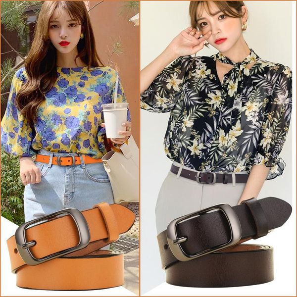 belts women genuine leather belt for female strap casual all-match ladies adjustable designer brand waistband, Black;brown
belts women genuine leather belt for female strap casual all-match ladies adjustable designer brand waistband, Black;brown