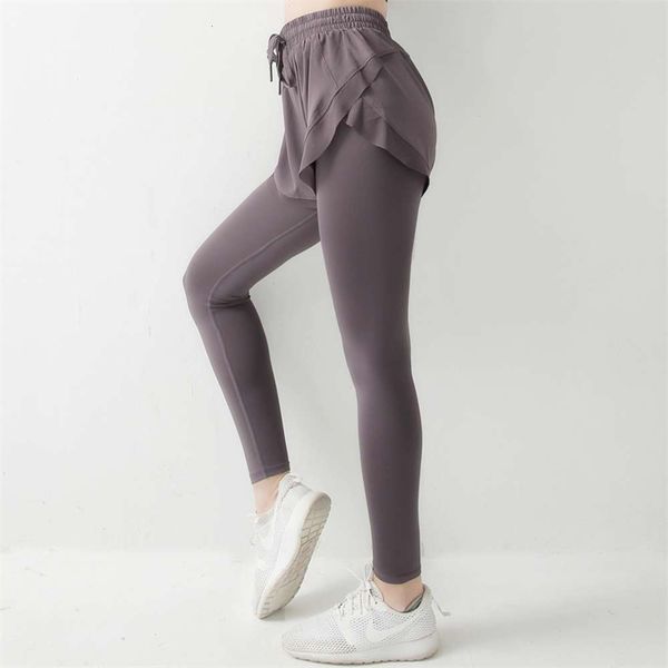 2020 new fake two piece yoga pants women's elastic tights running fast dry high waist slim pants, Gray
2020 new fake two piece yoga pants women's elastic tights running fast dry high waist slim pants, Gray