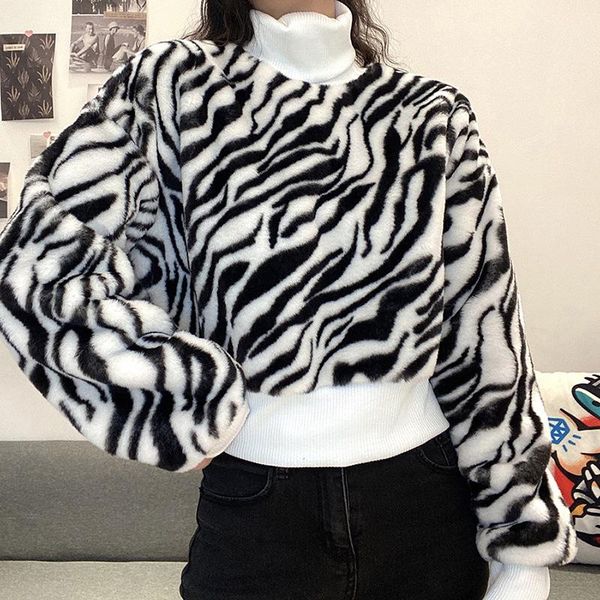 women's hoodies & sweatshirts fashion women fluffy plush sweatshirt casual turtleneck pullover autumn streetwear long sleeve animal pri, Black
women's hoodies & sweatshirts fashion women fluffy plush sweatshirt casual turtleneck pullover autumn streetwear long sleeve animal pri, Black