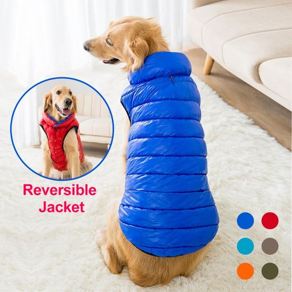 winter dog clothes pet reversible down jacket outdoor thickening cold proof big dogs apparel pets cotton padded coat for
winter dog clothes pet reversible down jacket outdoor thickening cold proof big dogs apparel pets cotton padded coat for