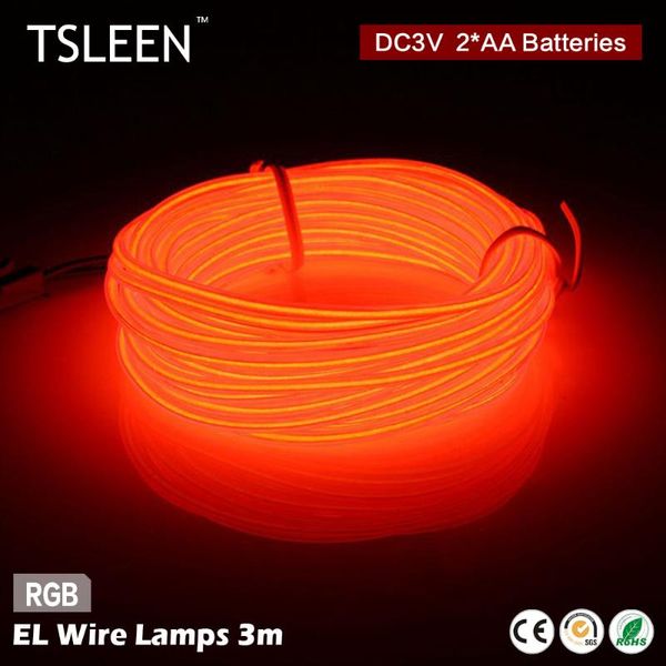 9.9ft colorful el wire led light string strip rope car dance party flashing/strobe strips
9.9ft colorful el wire led light string strip rope car dance party flashing/strobe strips