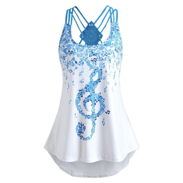 women's tanks & camis tank streetwear women ladies' bandages sleeveless vest musical notes print strapp ropa femenina, White
women's tanks & camis tank streetwear women ladies' bandages sleeveless vest musical notes print strapp ropa femenina, White