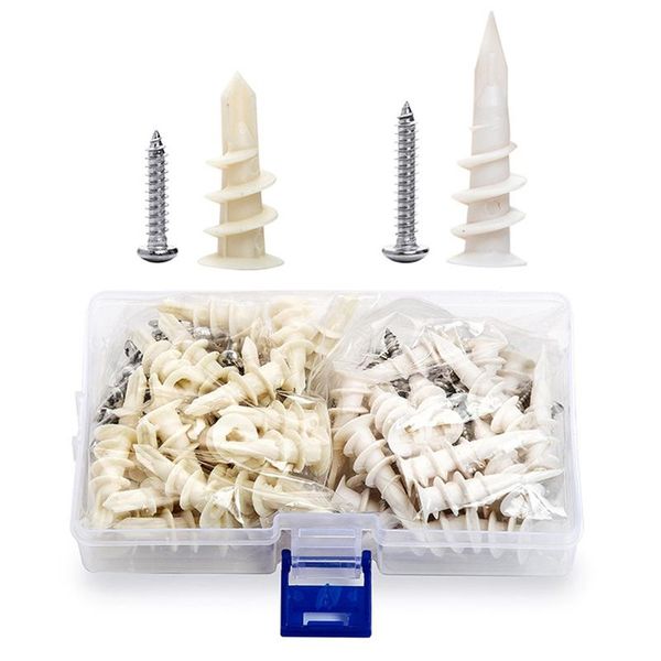 craft tools -100pcs plastic expansion tube self-drilling drywall anchors screw plasterboard nylon home curtain tool
craft tools -100pcs plastic expansion tube self-drilling drywall anchors screw plasterboard nylon home curtain tool