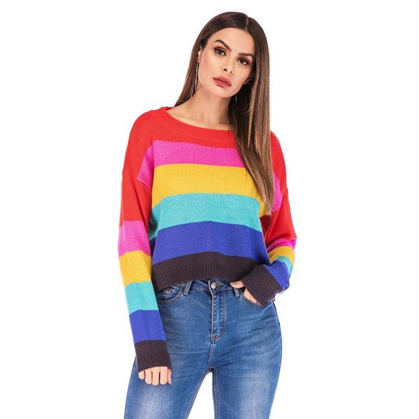 donsignet women's sweater fashion spring and autumn round neck pullover striped stitching knitted long sleeves women sweaters, White;black
donsignet women's sweater fashion spring and autumn round neck pullover striped stitching knitted long sleeves women sweaters, White;black