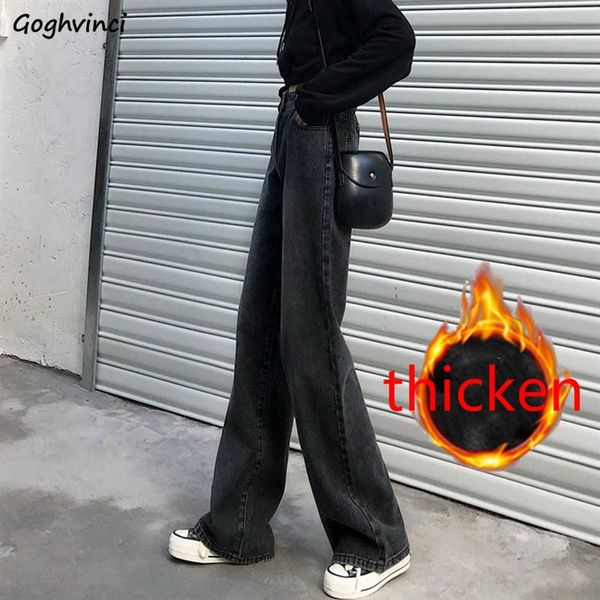 women jeans casual solid black loose wide leg thickening denim female bottoms high waist streetwear korean style boyfriends chic women', Blue
women jeans casual solid black loose wide leg thickening denim female bottoms high waist streetwear korean style boyfriends chic women', Blue