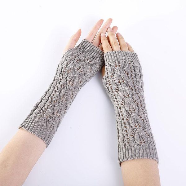 five fingers gloves women winter long sleeve fingerless female knitted crochet hollow mittens half-finger elbow wrist arm protector, Blue;gray
five fingers gloves women winter long sleeve fingerless female knitted crochet hollow mittens half-finger elbow wrist arm protector, Blue;gray