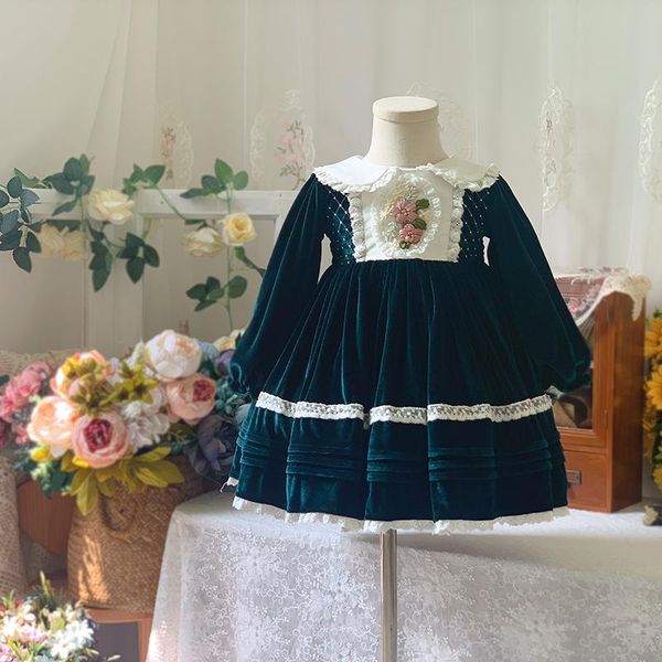 girl's dresses baby girl velvet lolita ball gown infant spanish princess for children birthday christmas party boutique vintage dress, Red;yellow
girl's dresses baby girl velvet lolita ball gown infant spanish princess for children birthday christmas party boutique vintage dress, Red;yellow