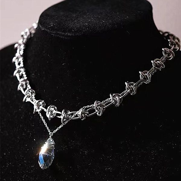chains south korea summer crystal fashion pendant necklace female ins hip-hop personality design feeling senior collarbone chain, Silver
chains south korea summer crystal fashion pendant necklace female ins hip-hop personality design feeling senior collarbone chain, Silver