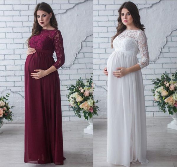 maternity dresses clothing dress pregnant plus princess party holiday lady lace long clothes po shooting maxi, White
maternity dresses clothing dress pregnant plus princess party holiday lady lace long clothes po shooting maxi, White