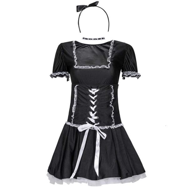 S-L large women's sexy maid maid's drs set spice underwear uniform allure game suit, Black;white
S-L large women's sexy maid maid's drs set spice underwear uniform allure game suit, Black;white