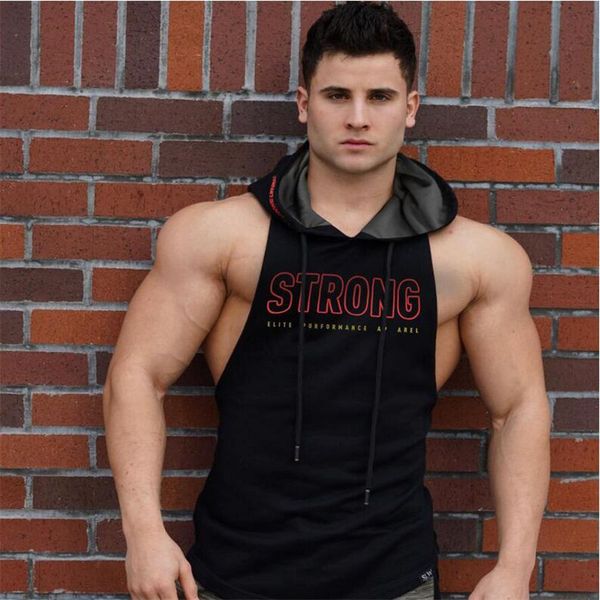 men' tank yemeke hoodie fitness bodybuilding muscle cut stringer crossfit workout activewear male pxb9, White;black
men' tank yemeke hoodie fitness bodybuilding muscle cut stringer crossfit workout activewear male pxb9, White;black