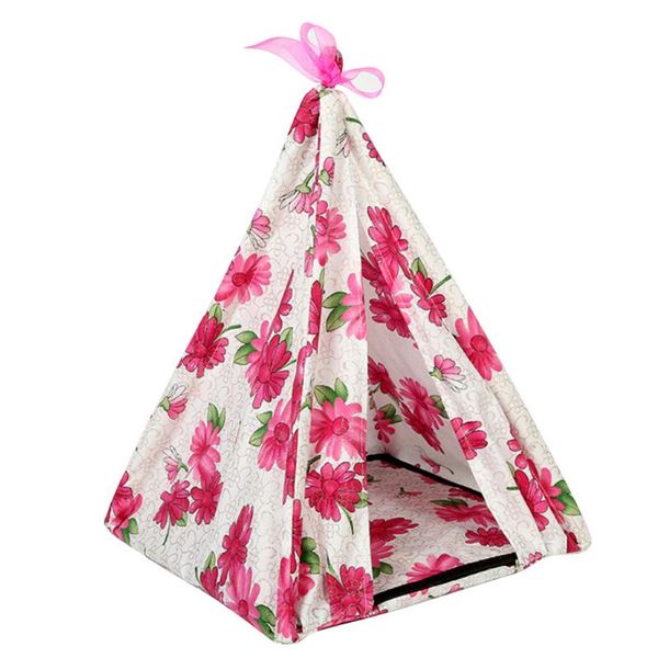 34*34*40cm pet teepee dog cats bed chrysanthemum triangular portable tents houses ja55 kennels & pens
34*34*40cm pet teepee dog cats bed chrysanthemum triangular portable tents houses ja55 kennels & pens
