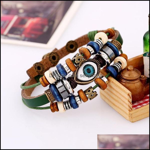 cuff bracelets jewelrycowe beaded eye leather bracelet adjustable couple jewelry drop delivery 2021 uompu, White
cuff bracelets jewelrycowe beaded eye leather bracelet adjustable couple jewelry drop delivery 2021 uompu, White
