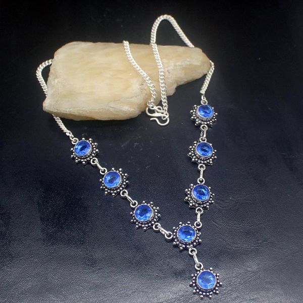 pendant necklaces hermosa jewelry amazing gentle ocean bluez silver color women ladies gifts necklace chain 48cm 20213399
pendant necklaces hermosa jewelry amazing gentle ocean bluez silver color women ladies gifts necklace chain 48cm 20213399