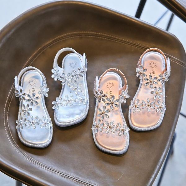 sandals stylish girls transparent strap diamond flowers kids shoes pink for, Black;red
sandals stylish girls transparent strap diamond flowers kids shoes pink for, Black;red