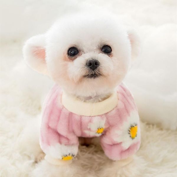 dog apparel cute daisy pattern sweater, plush clothes, winter cat suitable for puppy, comfortable and warm
dog apparel cute daisy pattern sweater, plush clothes, winter cat suitable for puppy, comfortable and warm
