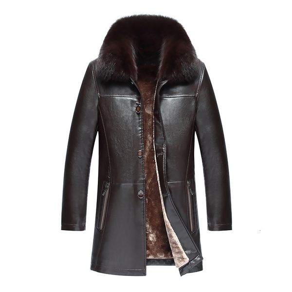 men's jackets 2021 winter new mens sheepskin fur collar leather jacket genuine coats thicken animal plus size 4xl eiu2, Black;brown
men's jackets 2021 winter new mens sheepskin fur collar leather jacket genuine coats thicken animal plus size 4xl eiu2, Black;brown