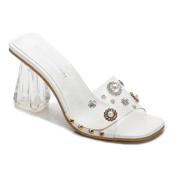 slippers rhinestone transparent ladies drag open toe high heels dress shoes plus size 45 46 summer, Black
slippers rhinestone transparent ladies drag open toe high heels dress shoes plus size 45 46 summer, Black