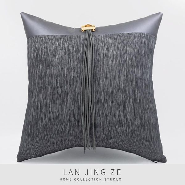 cushion/decorative pillow lan jingze living room decorative cushion cover pu leather tassel pillowcase nordic style black pillows 45cmx45cm
cushion/decorative pillow lan jingze living room decorative cushion cover pu leather tassel pillowcase nordic style black pillows 45cmx45cm