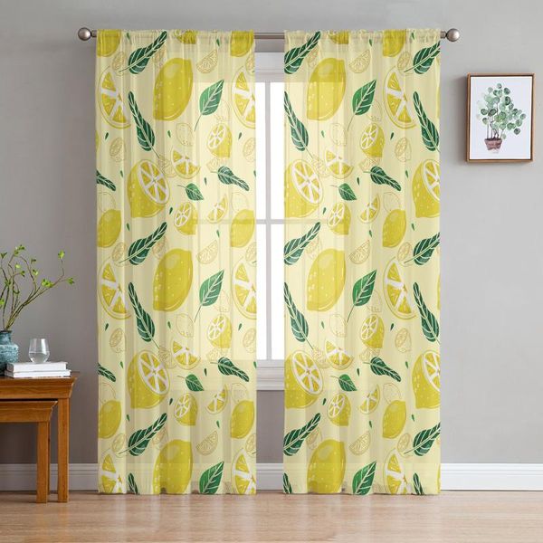 curtain & drapes lemon pattern tulle curtains for living room bedroom modern voile kitchen window treatment
curtain & drapes lemon pattern tulle curtains for living room bedroom modern voile kitchen window treatment